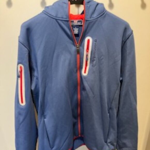 Vineyard Vines Men's Performance Tech Sailing Hoodie Blue Moonshine, L - Picture 6 of 9